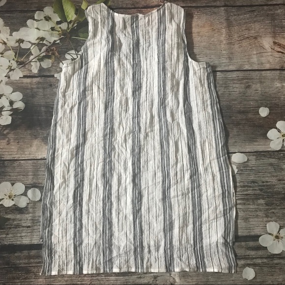 Two by Vince Camuto Strip cotton Gauze Side Tank - Picture 6 of 8